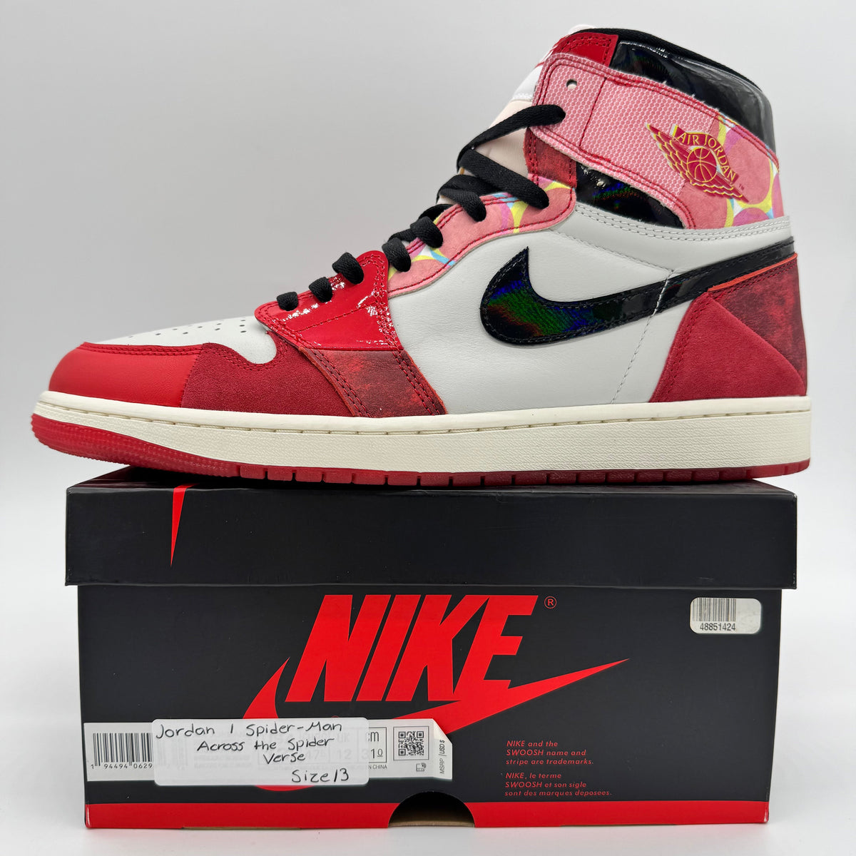 Jordan 1 High OG Spider-Man Across the Spider-Verse