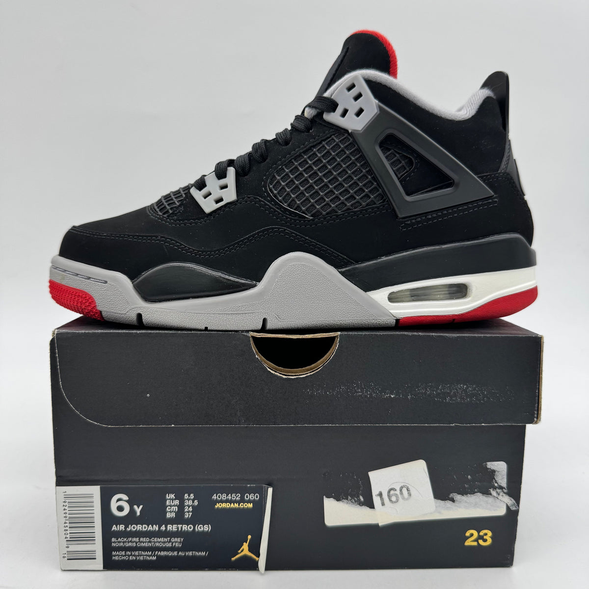 Jordan 4 Bred (2019) (GS)