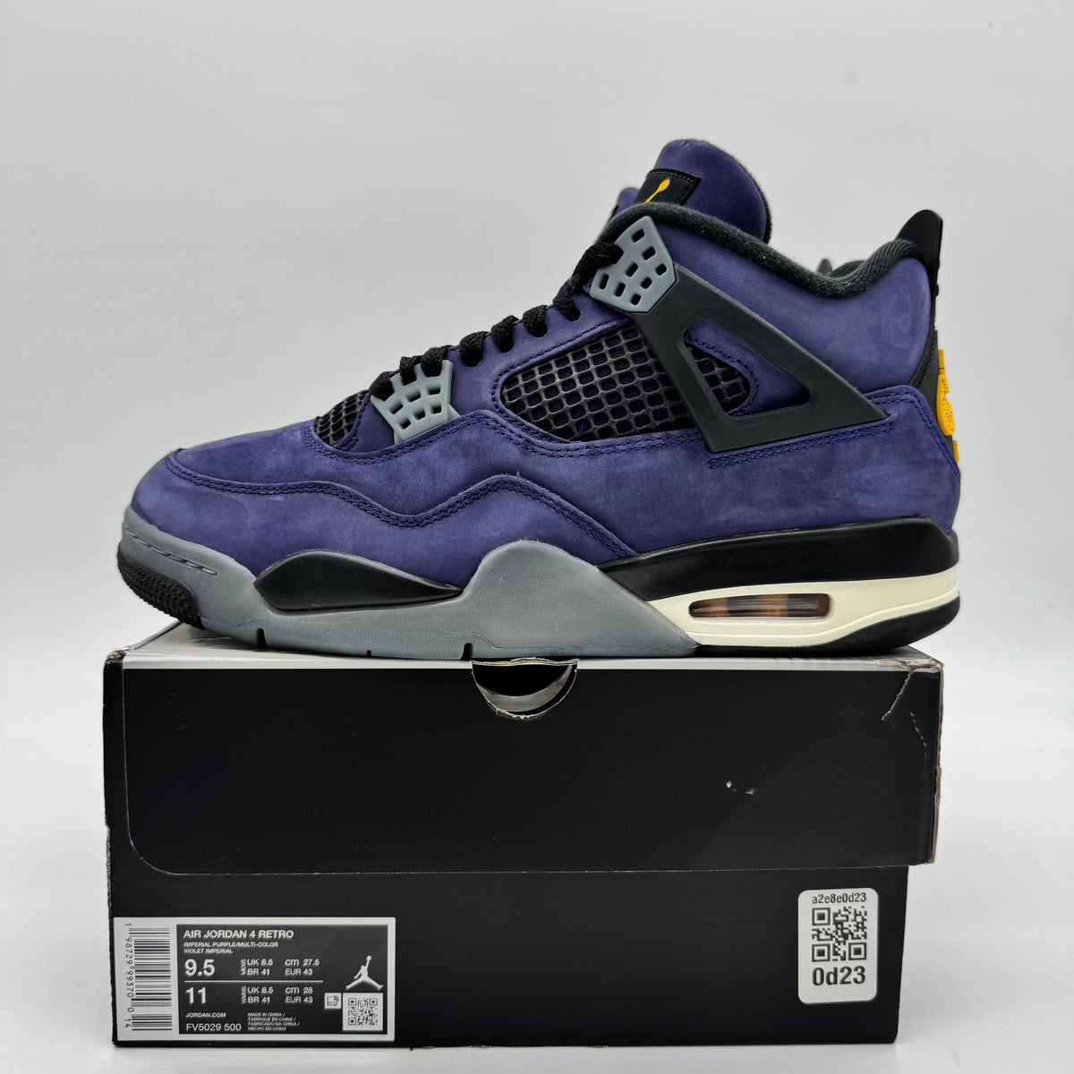 Jordan 4 Lakers