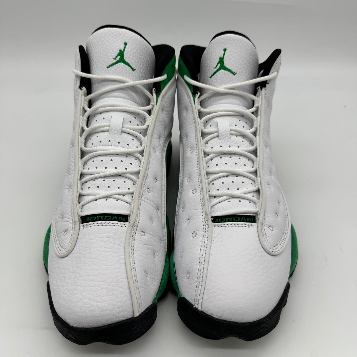 Jordan 13 White Lucky Green