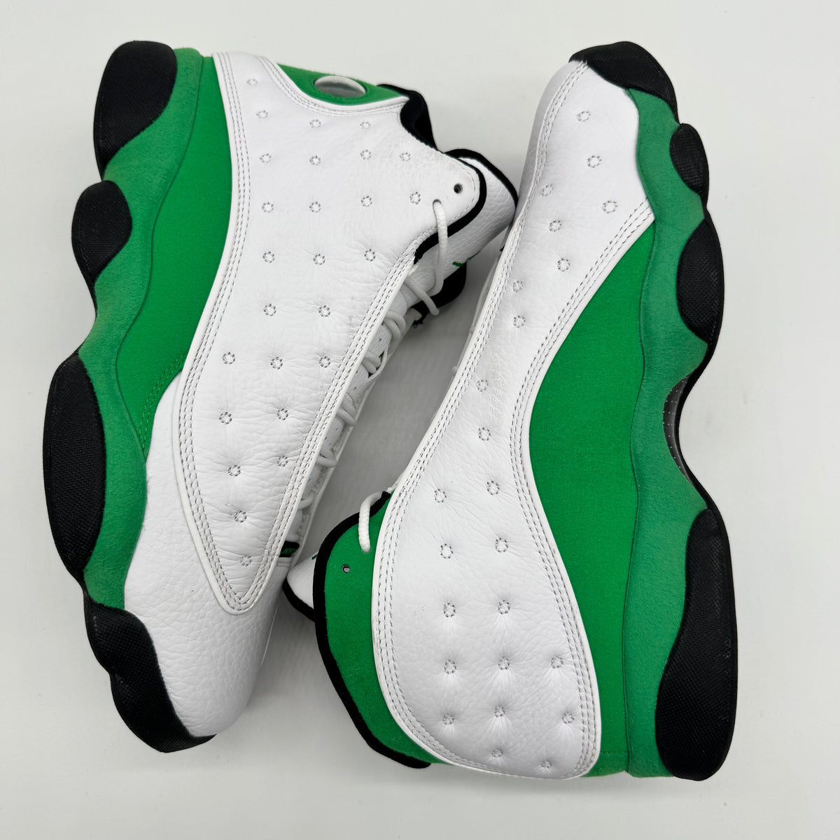 Jordan 13 White Lucky Green