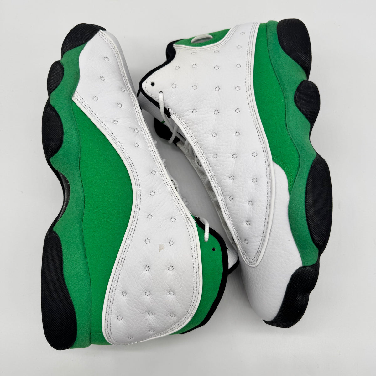 Jordan 13 White Lucky Green