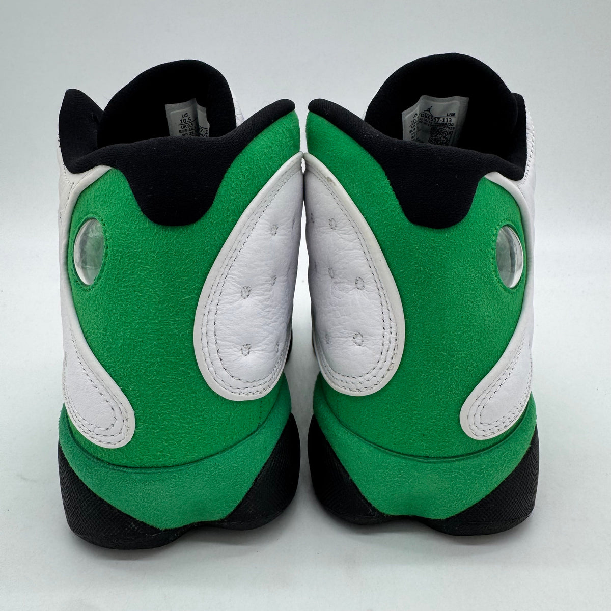 Jordan 13 White Lucky Green