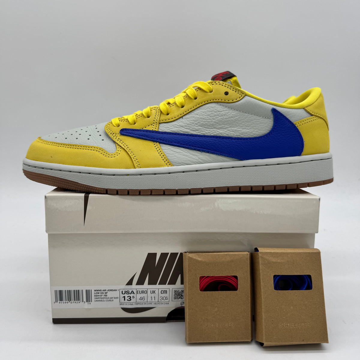 Jordan 1 Low OG SP Travis Scott Canary (Women's)