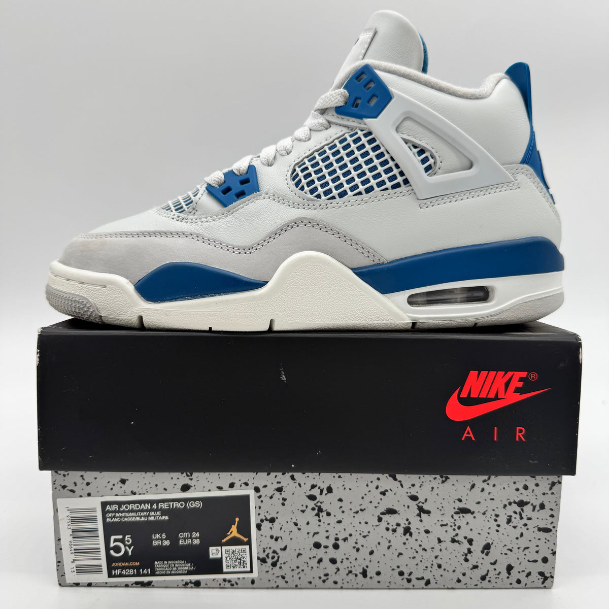 Jordan 4 Military Blue (2024) (GS)