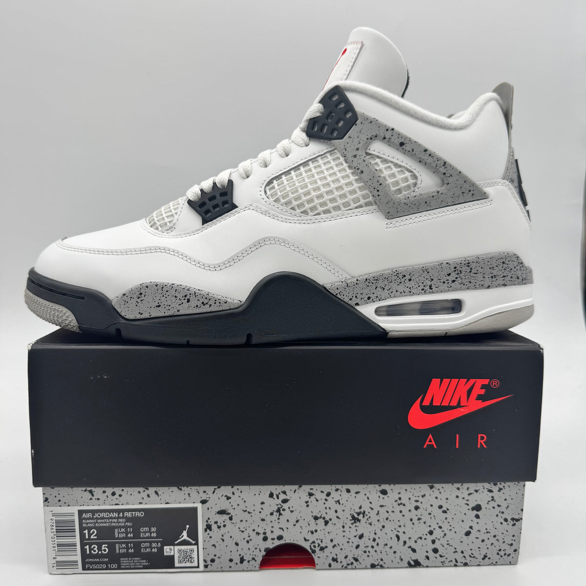 Jordan 4 White Cement (2025)