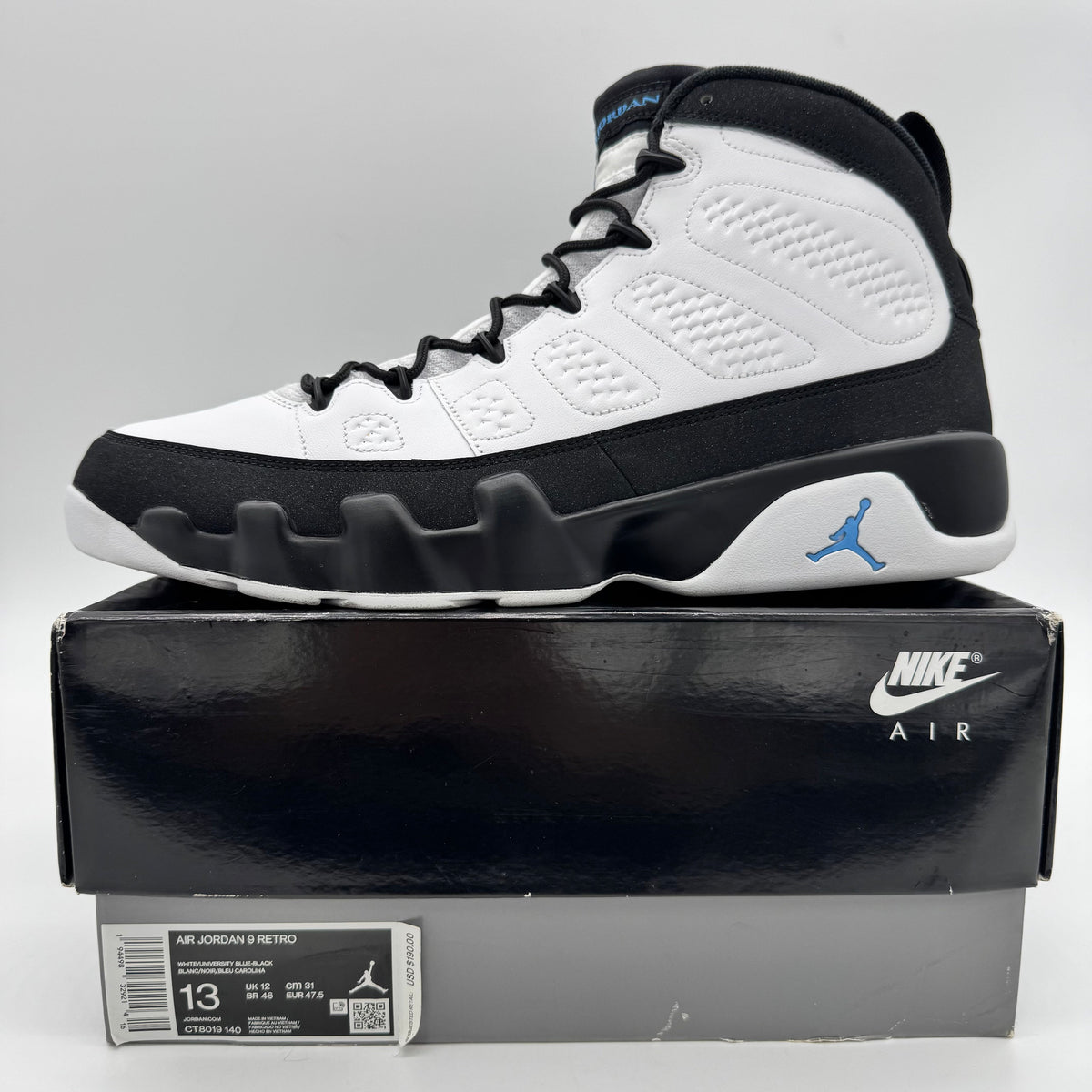 Jordan 9 University Blue
