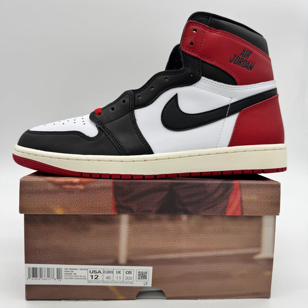 Jordan 1 High OG Black Toe Reimagined