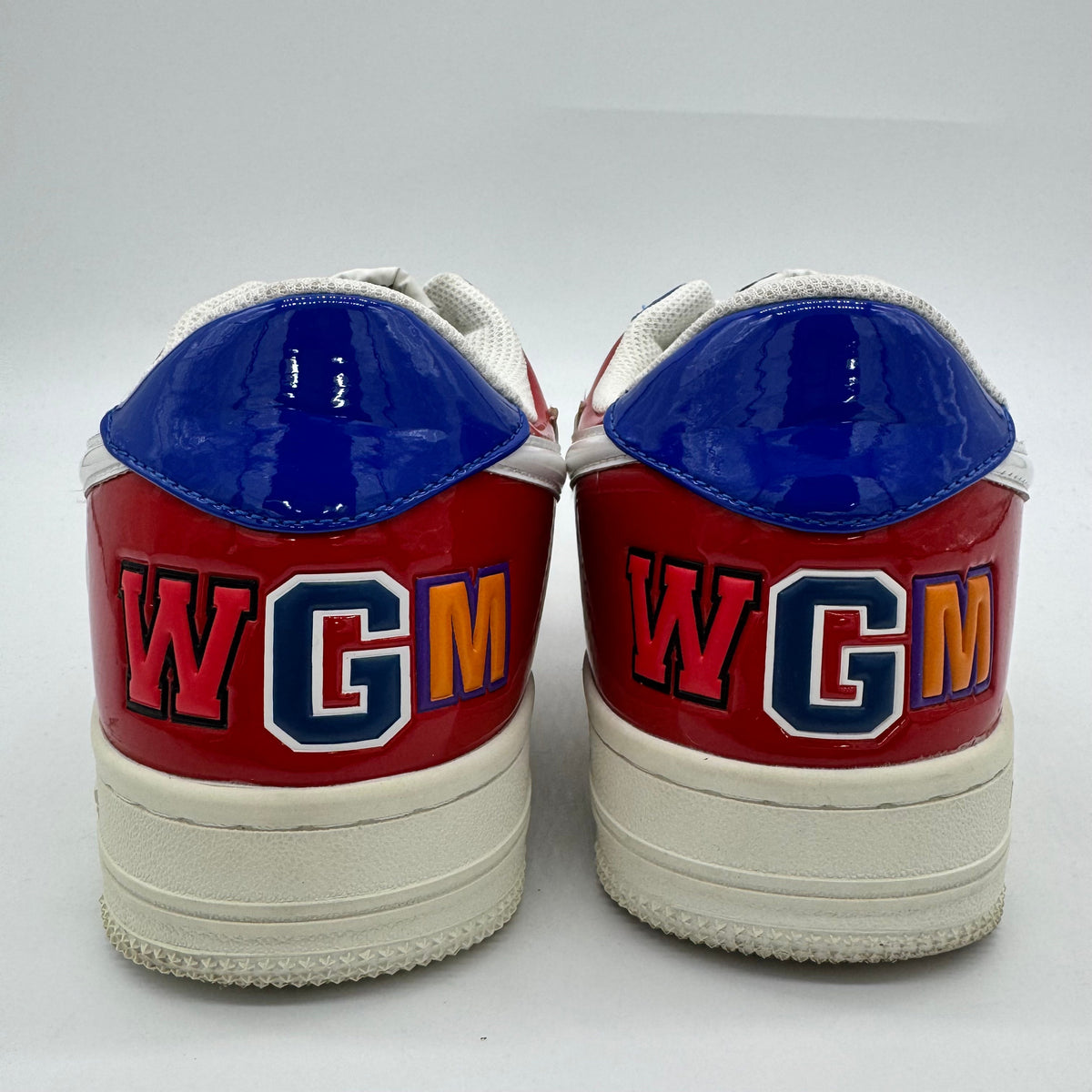 A Bathing Ape Bape Sta Low M2 20th Anniversary Patent Red