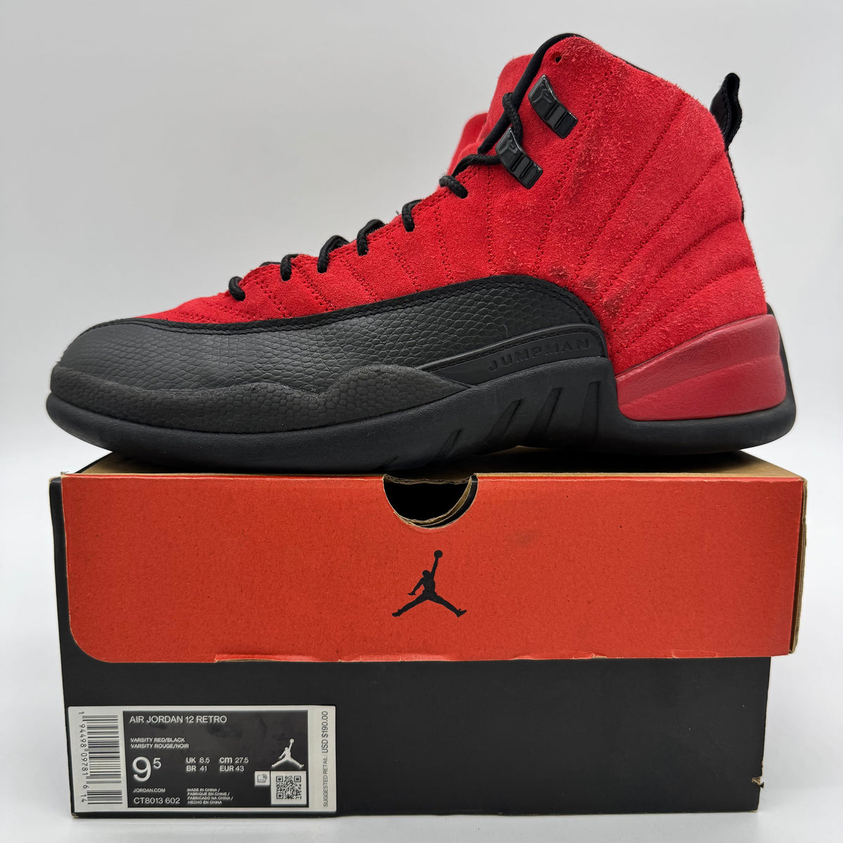 Jordan 12 Reverse Flu Game