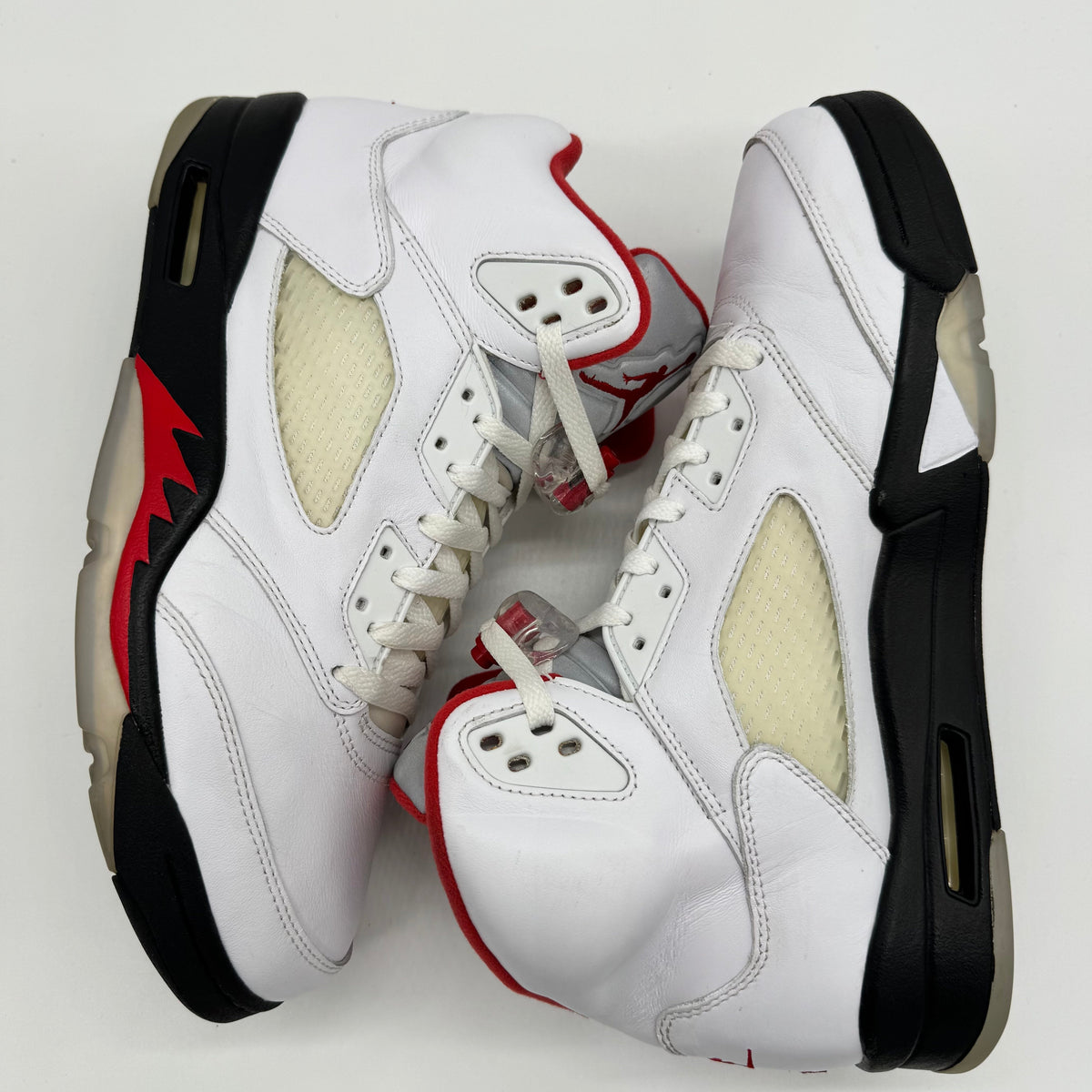 Jordan 5 Fire Red Silver Tongue (2020)