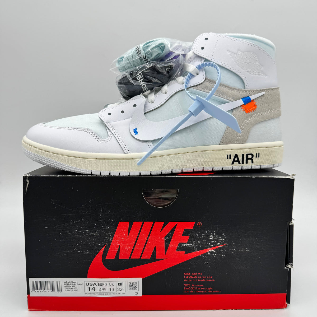 Jordan 1 High Virgil Abloh Archive Alaska
