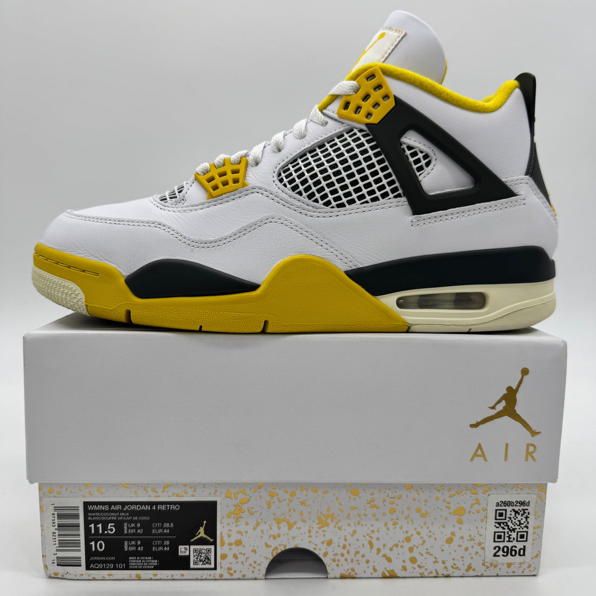 Jordan 4 Vivid Sulfur (Women's)