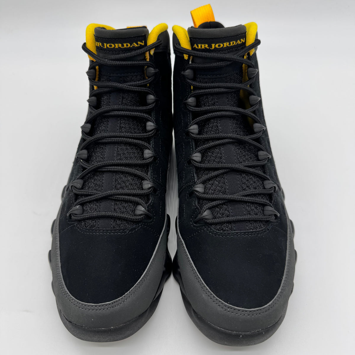 Jordan 9 Dark Charcoal University Gold