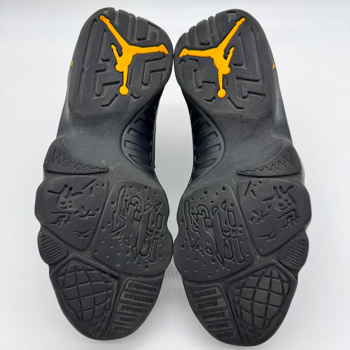 Jordan 9 Dark Charcoal University Gold
