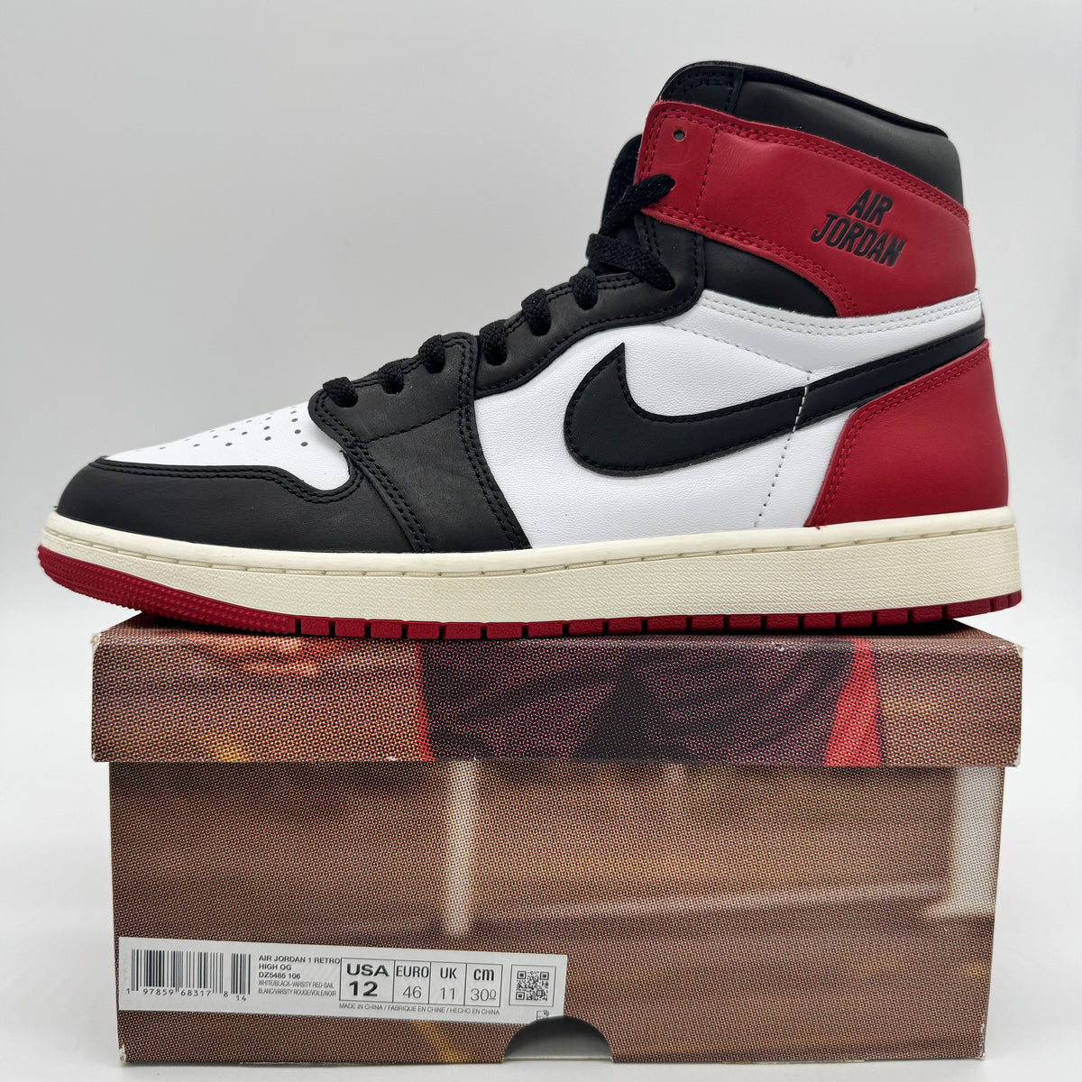 Jordan 1 High OG Black Toe Reimagined