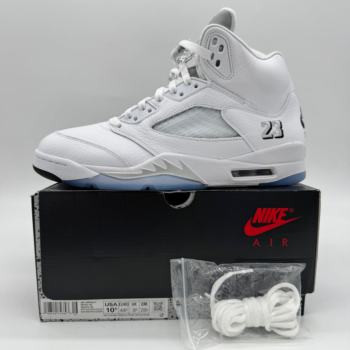 Jordan 5 White Metallic (2026)