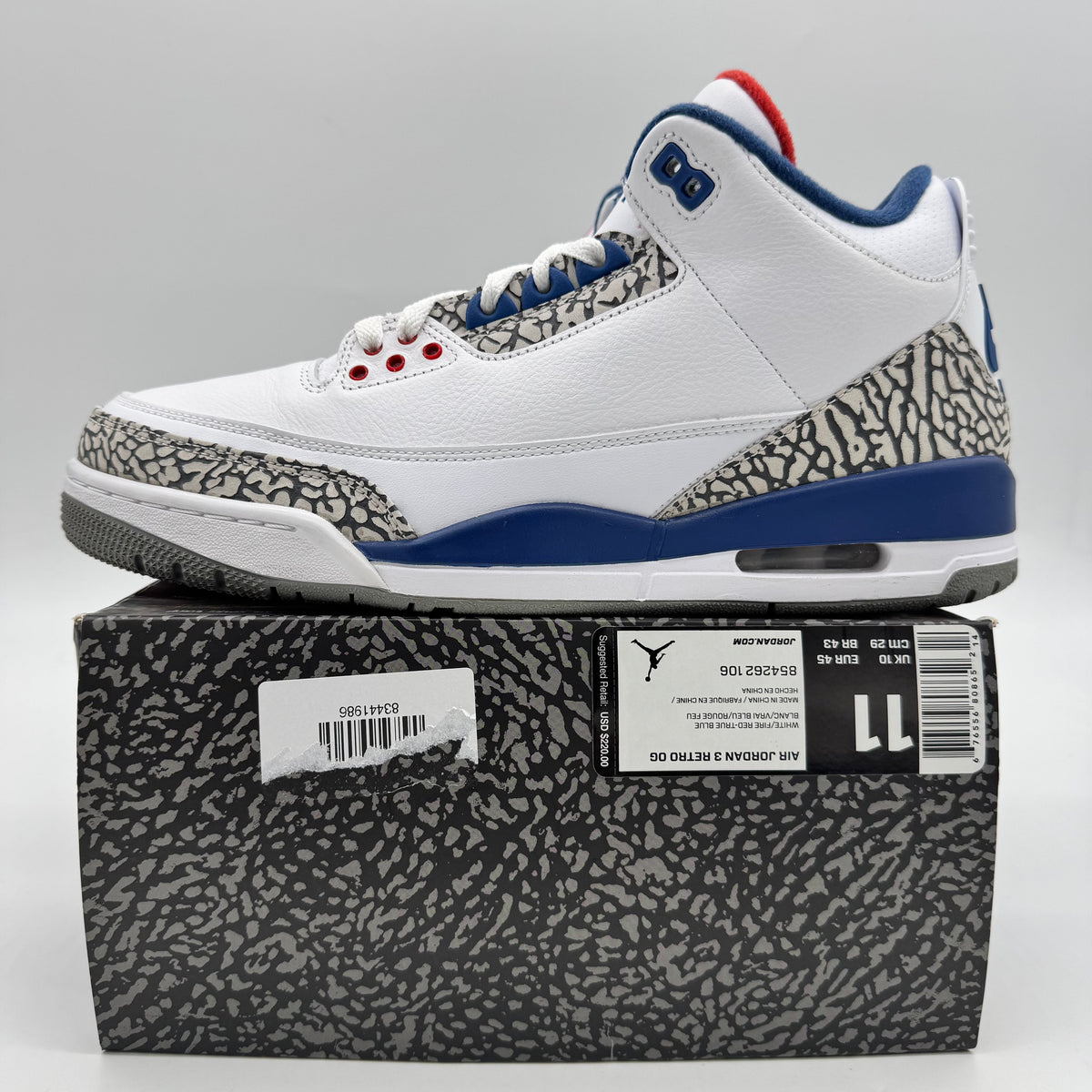 Jordan 3 True Blue (2016)