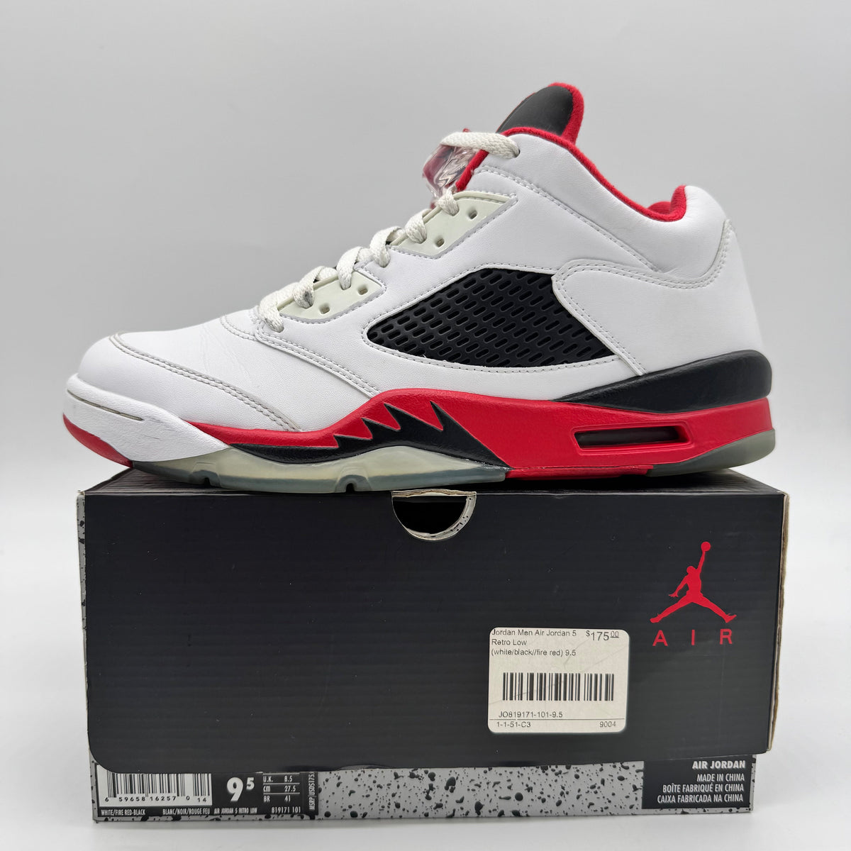 Jordan 5 Low Fire Red