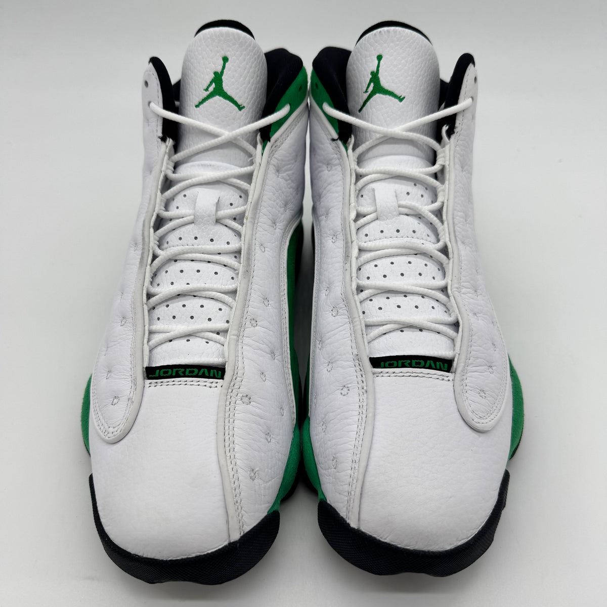 Jordan 13 White Lucky Green
