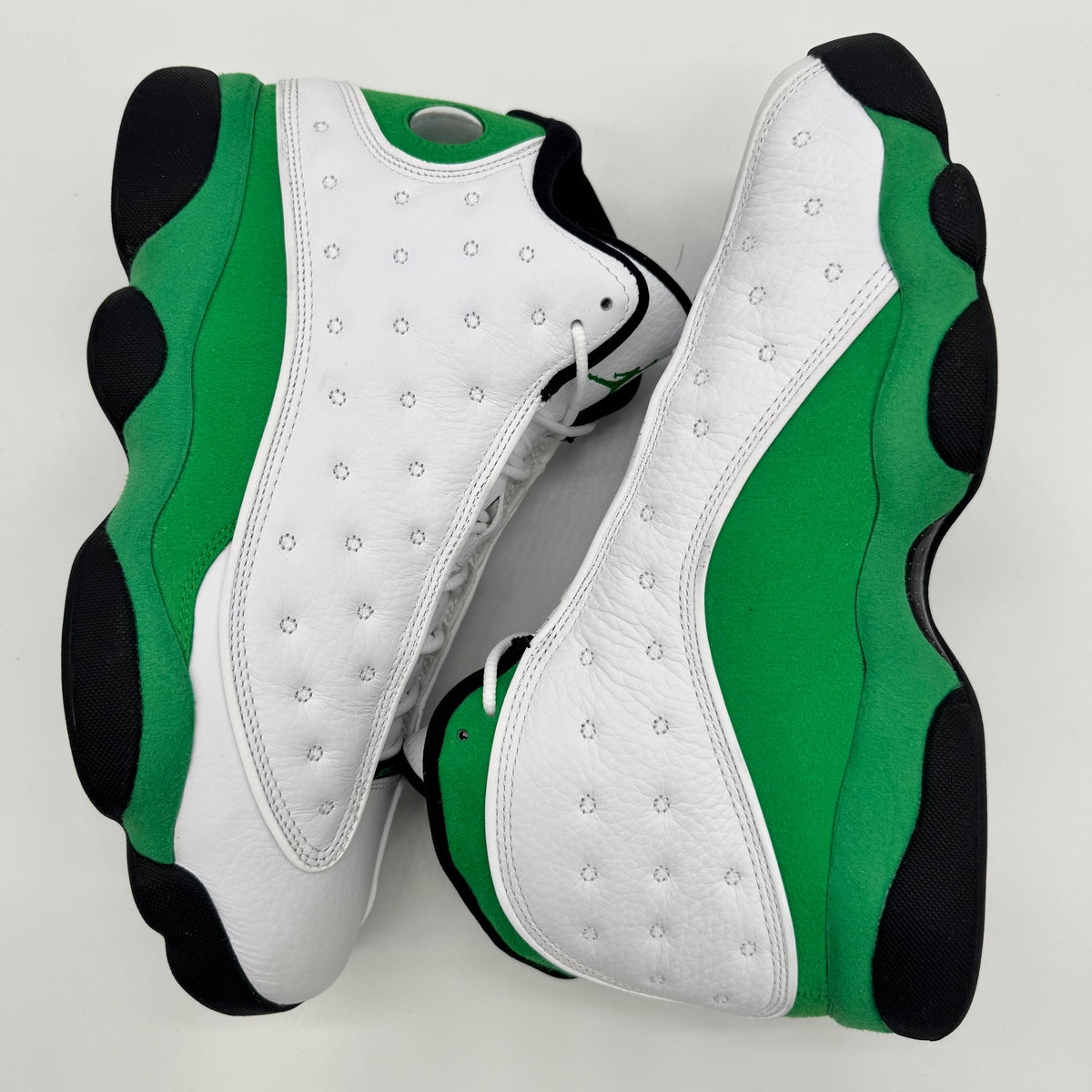 Jordan 13 White Lucky Green