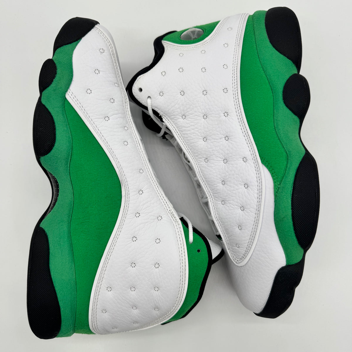 Jordan 13 White Lucky Green