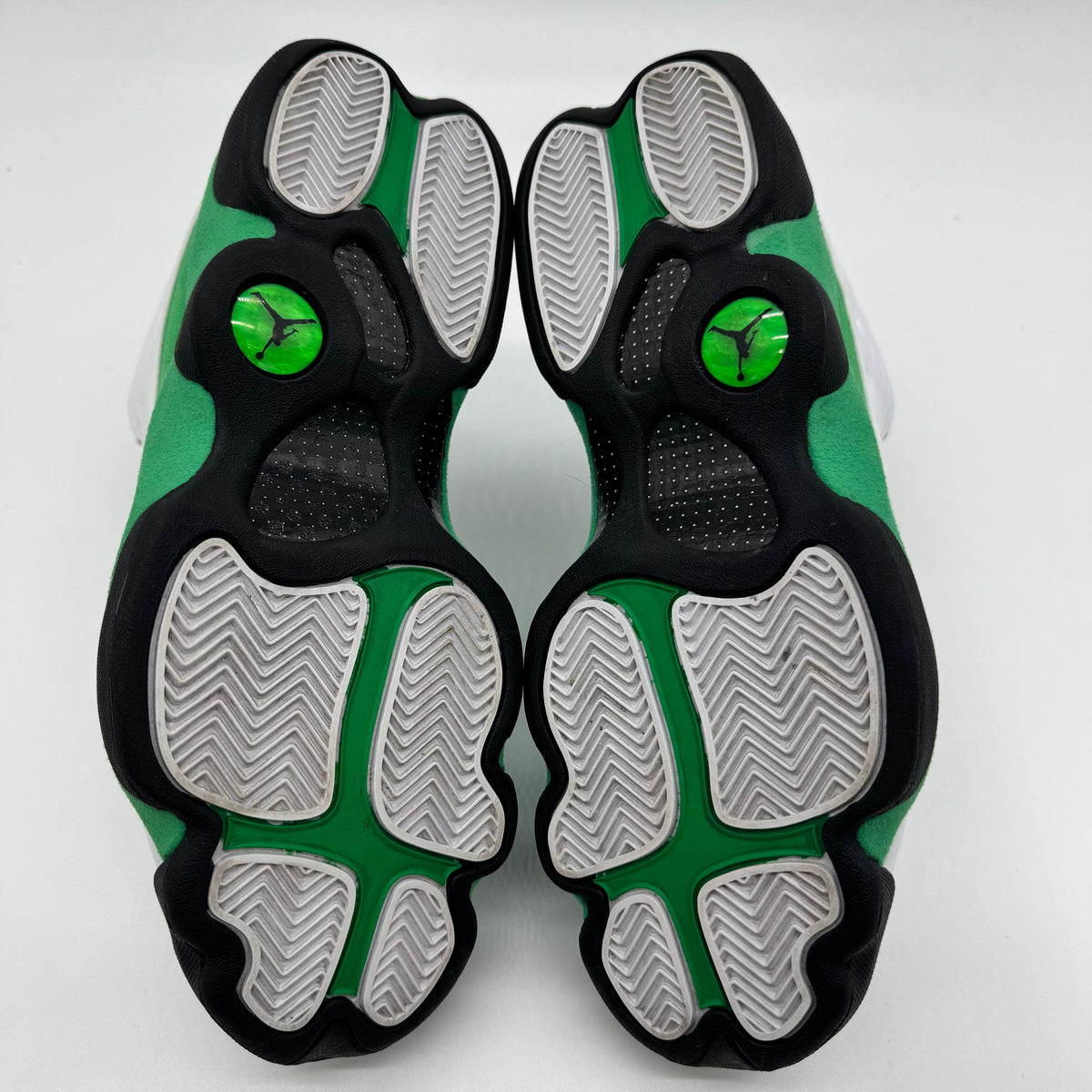 Jordan 13 White Lucky Green