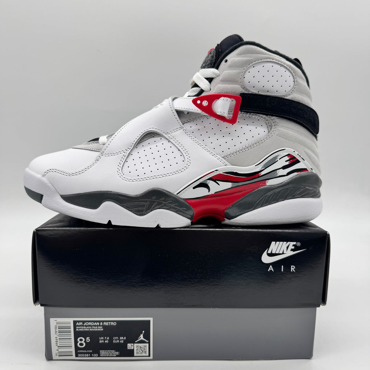 Jordan 8 White True Red (2025)