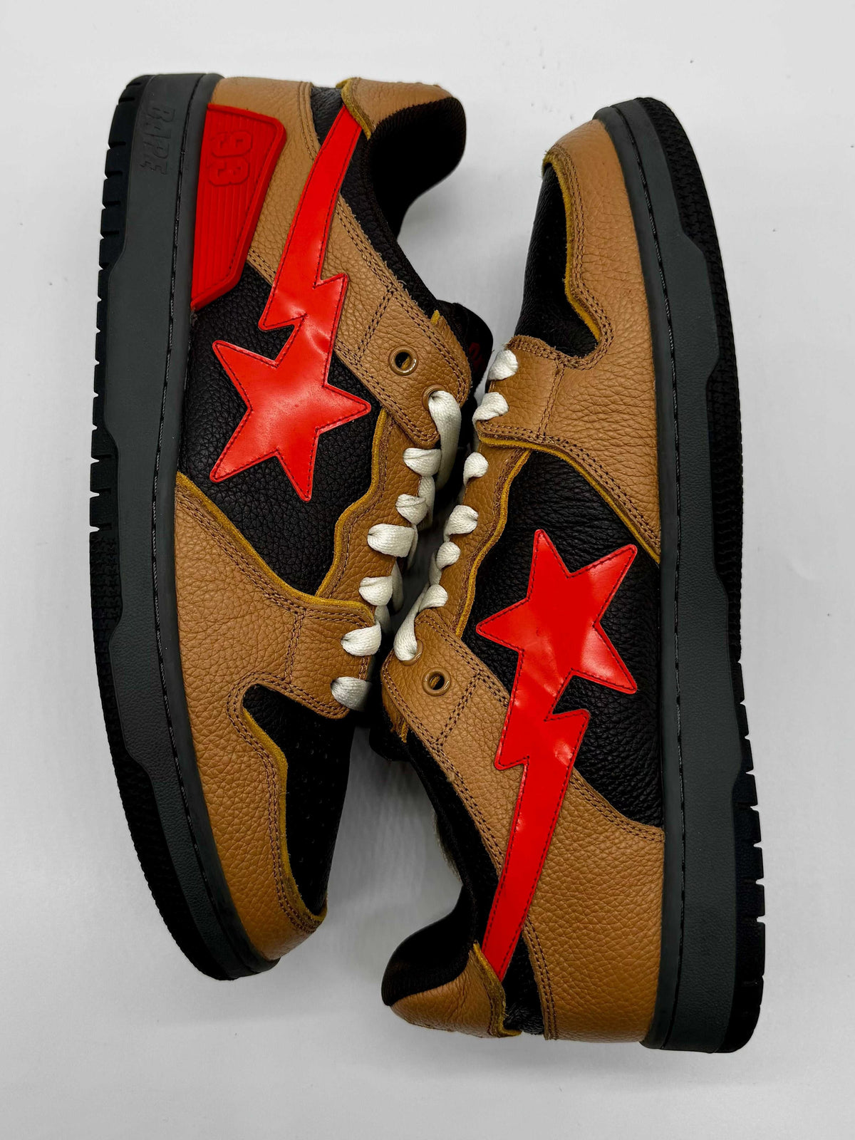 A Bathing Ape Sk8 Sta Brown Orange