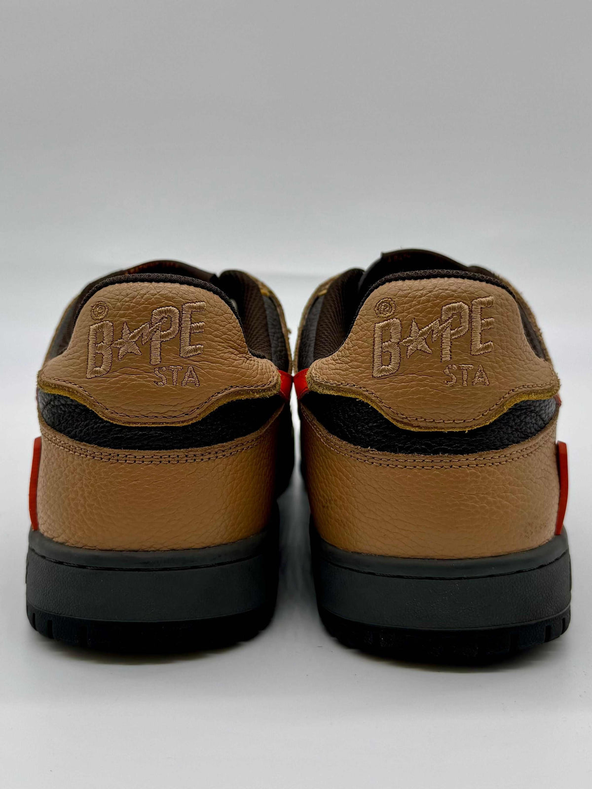 A Bathing Ape Sk8 Sta Brown Orange