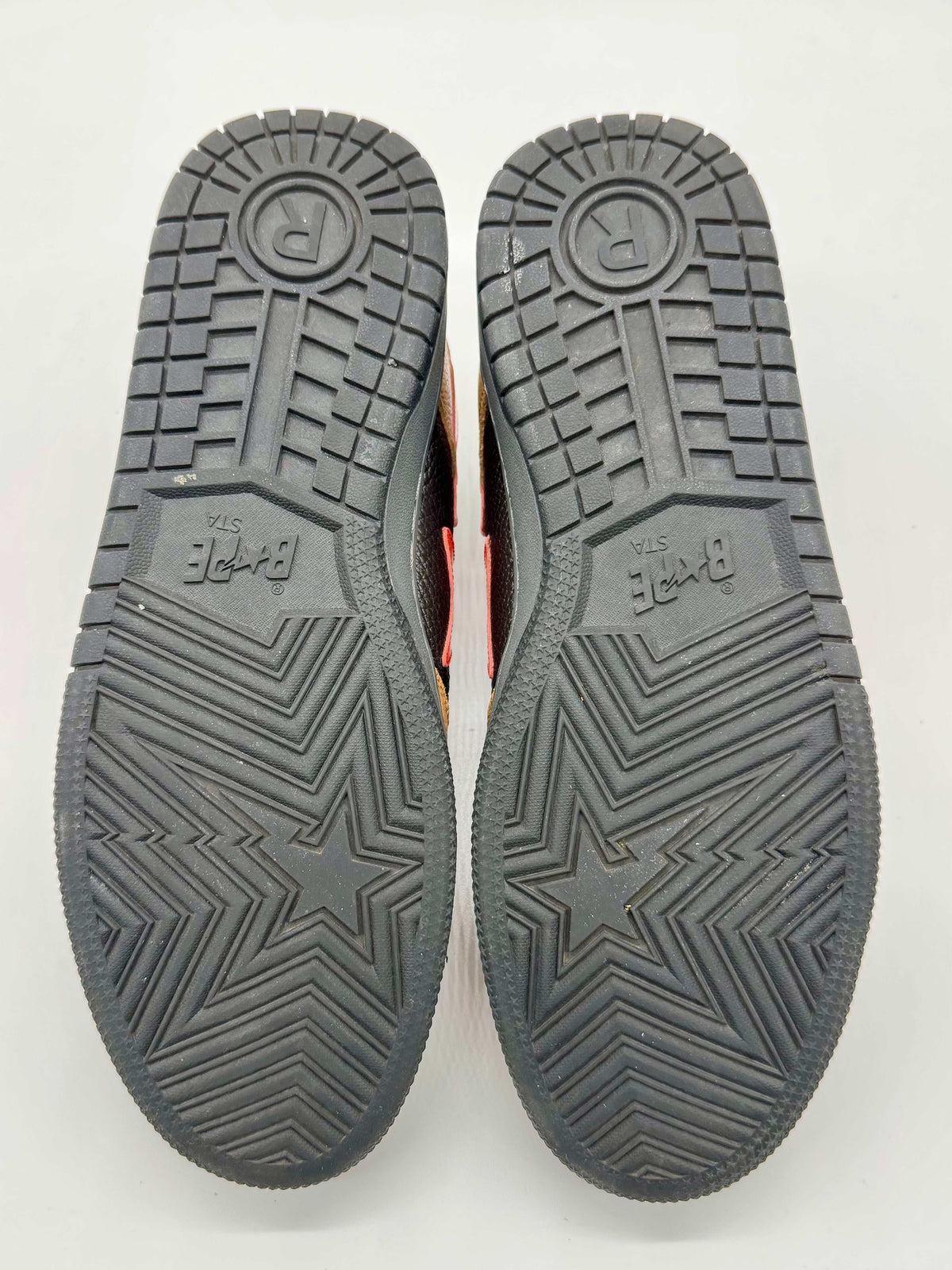 A Bathing Ape Sk8 Sta Brown Orange
