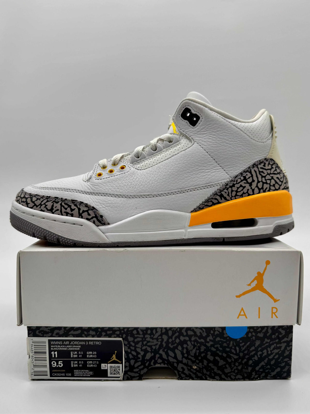 Jordan 3 Laser Orange