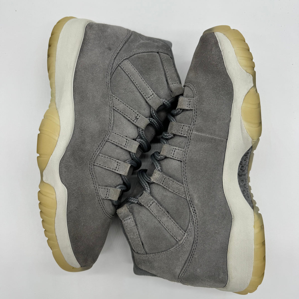 Jordan 11 Pinnacle Grey Suede