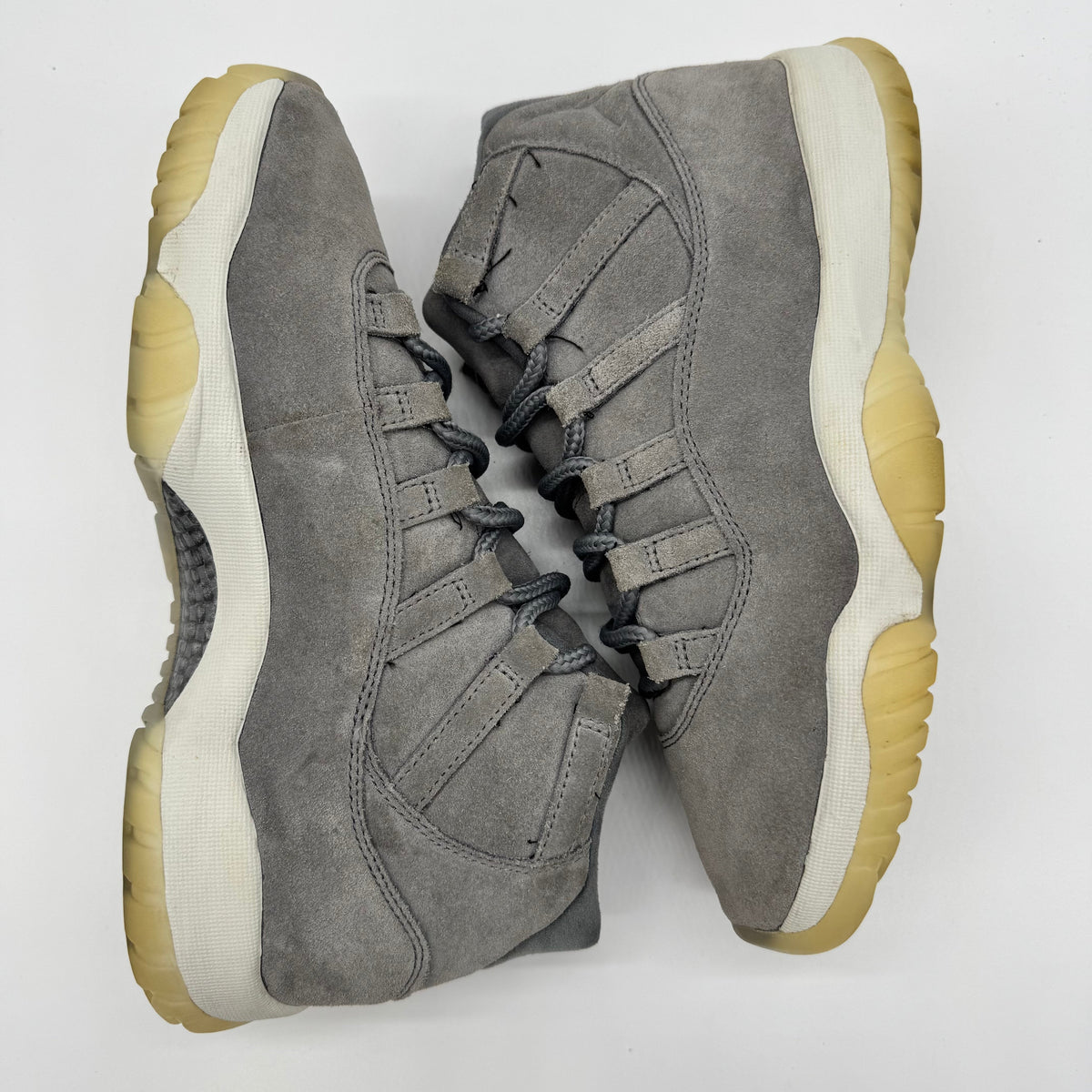Jordan 11 Pinnacle Grey Suede