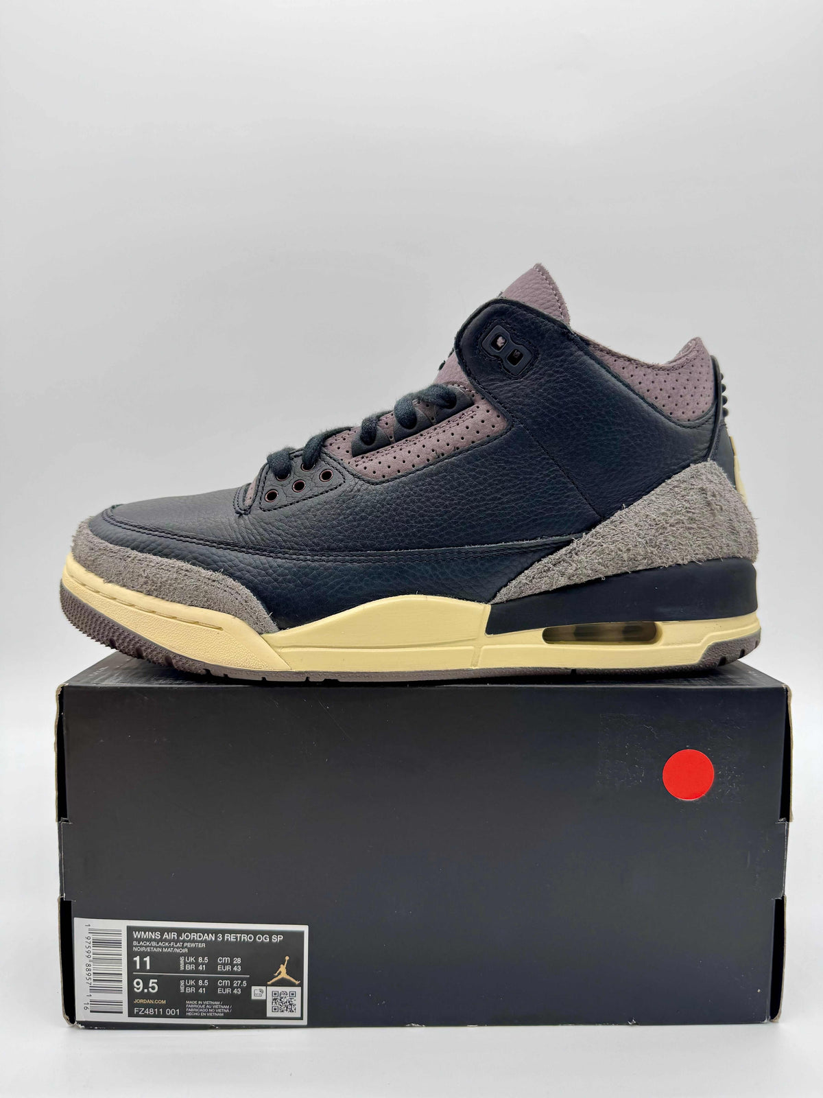 Jordan 3 OG SP A Ma Maniére While You Were Sleeping