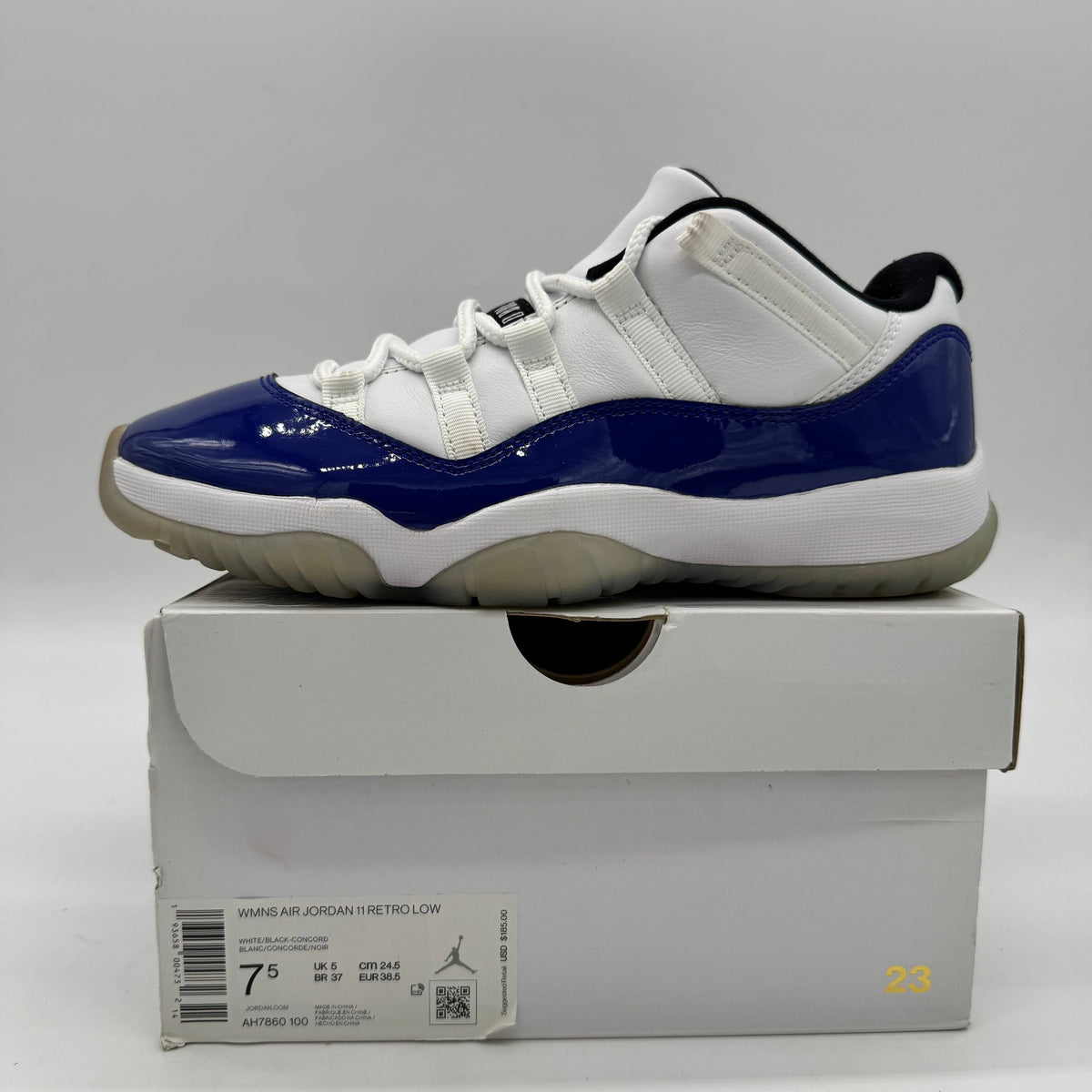 Jordan 11 Low White Concord (Women's)