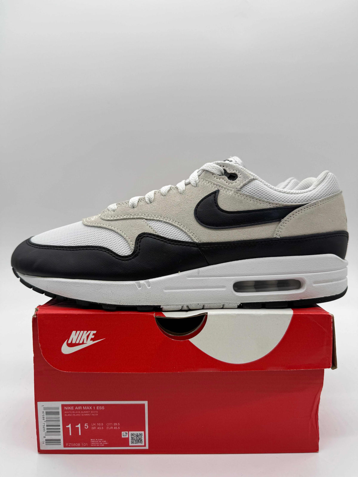 Air Max 1 Essential Summit White Black