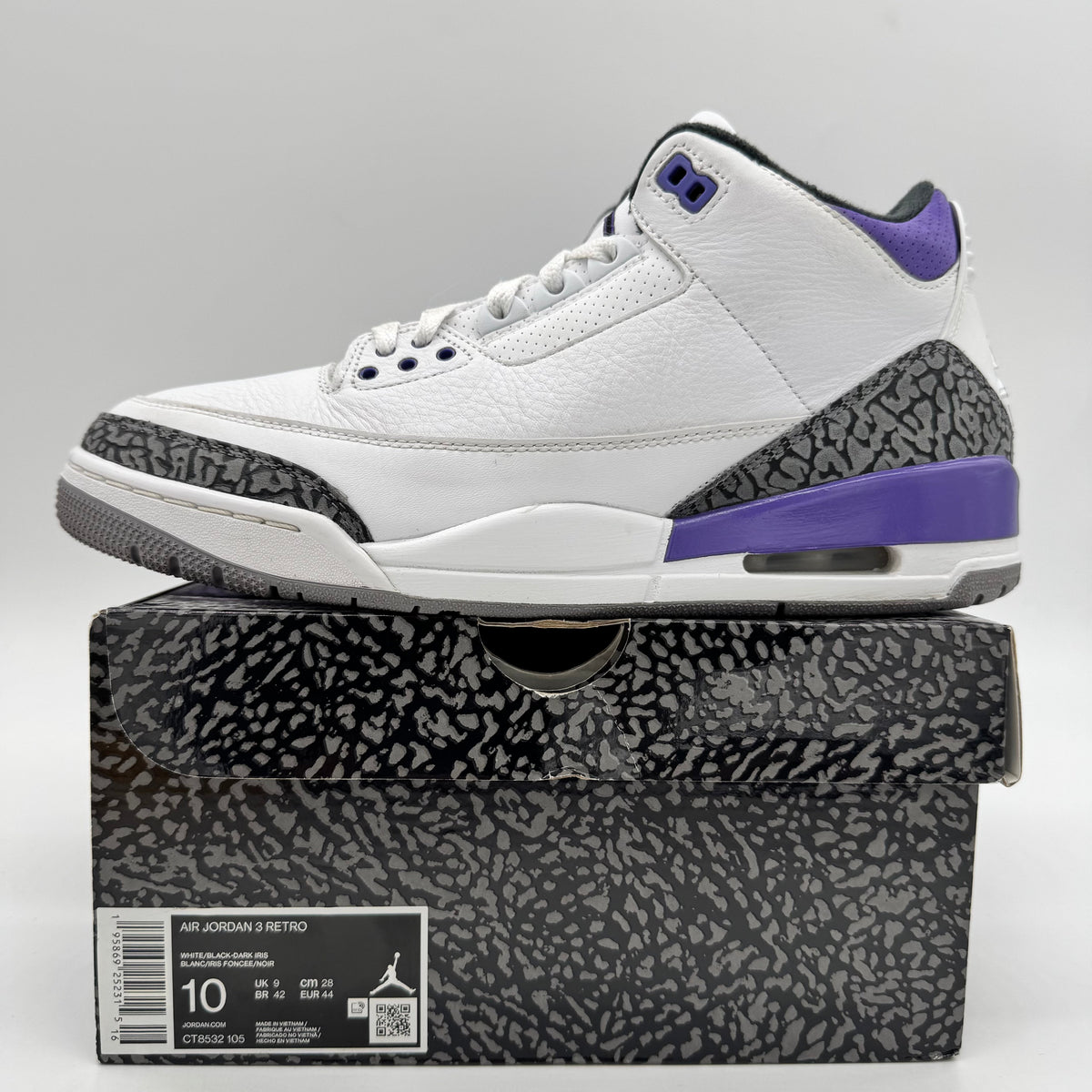 Jordan 3 Dark Iris