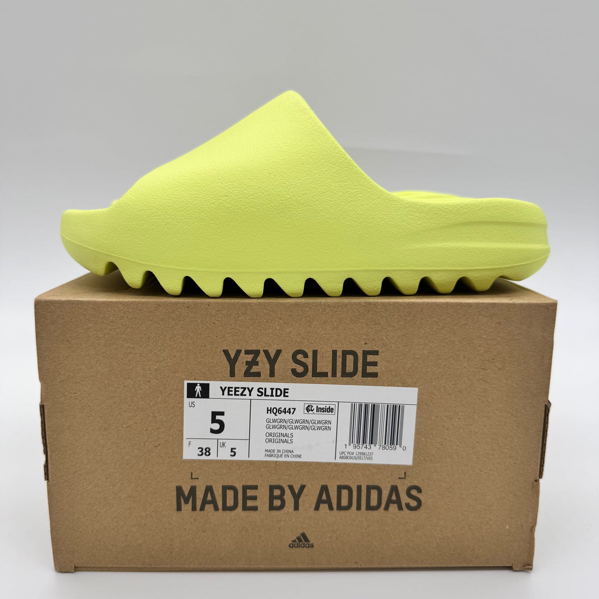 Adidas Yeezy Slide Glow Green