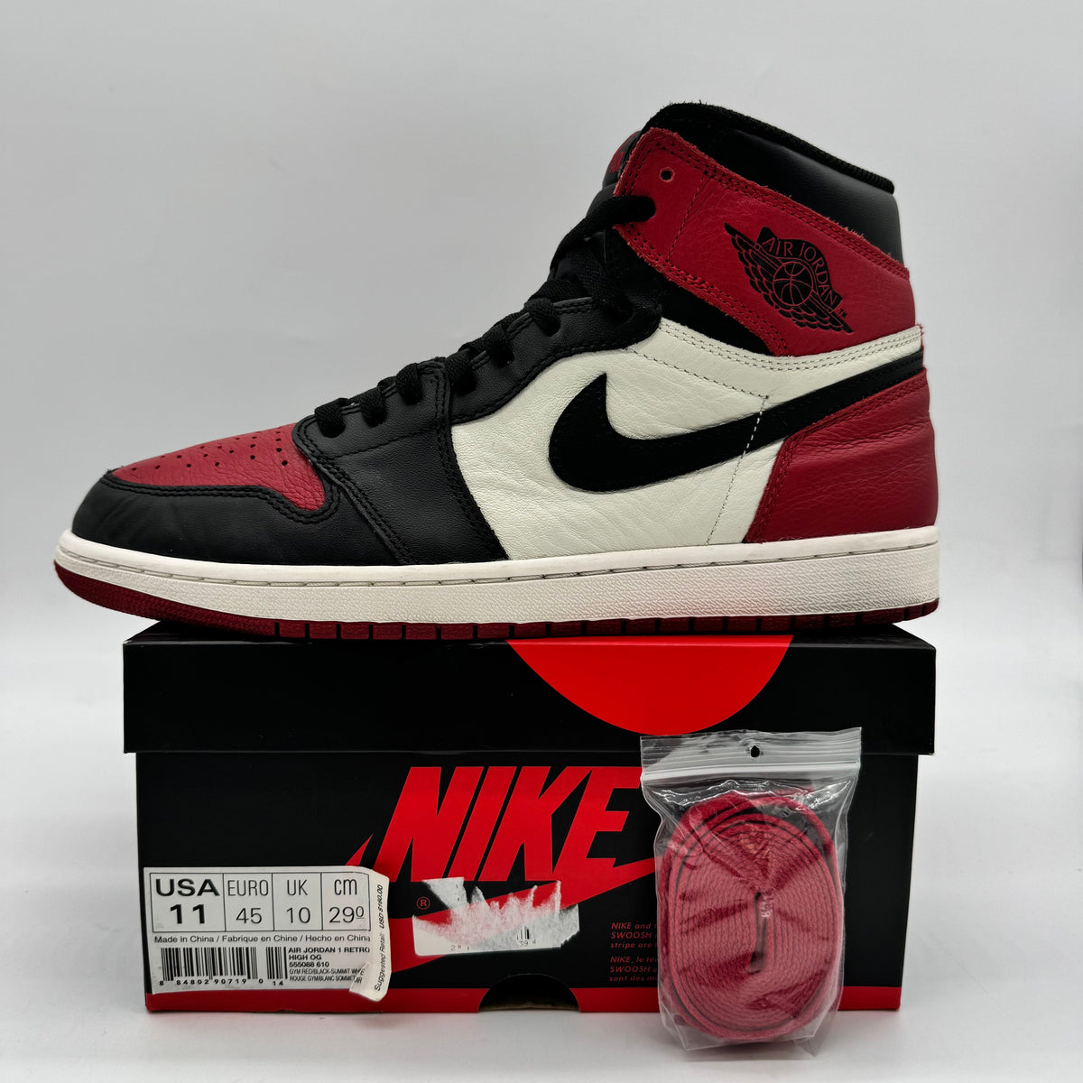 Jordan 1 High Bred Toe