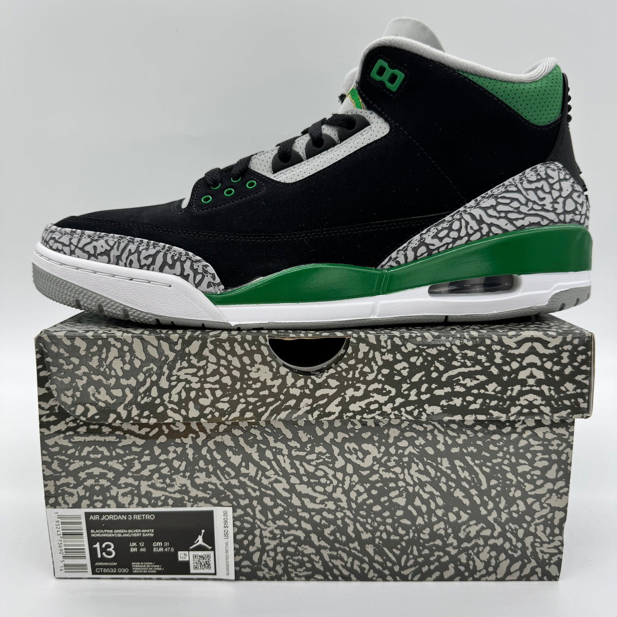 Jordan 3 Pine Green