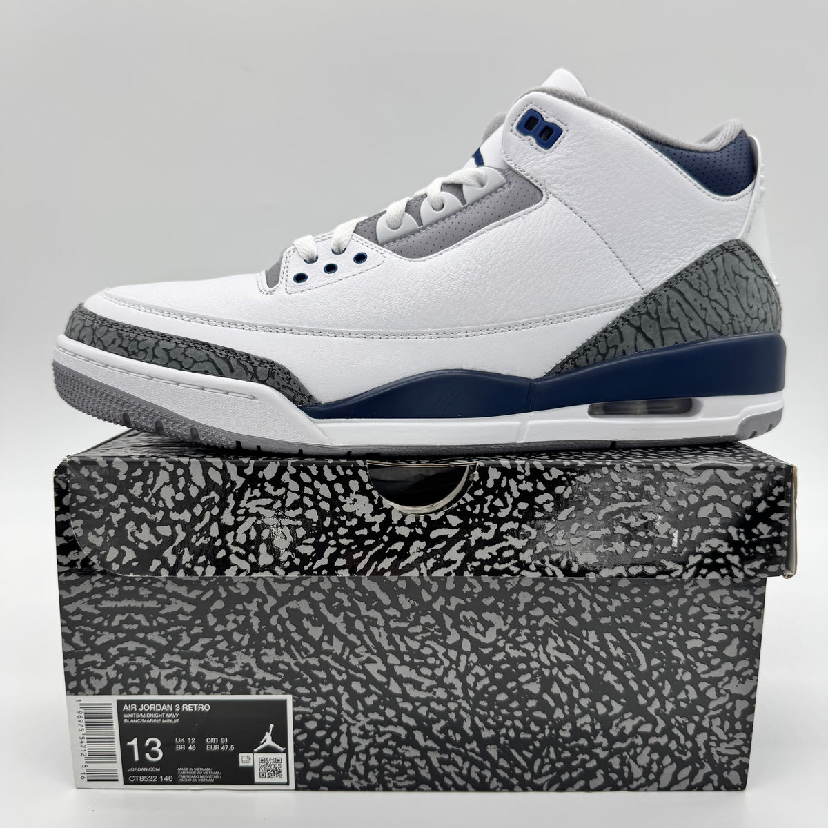 Jordan 3 Midnight Navy