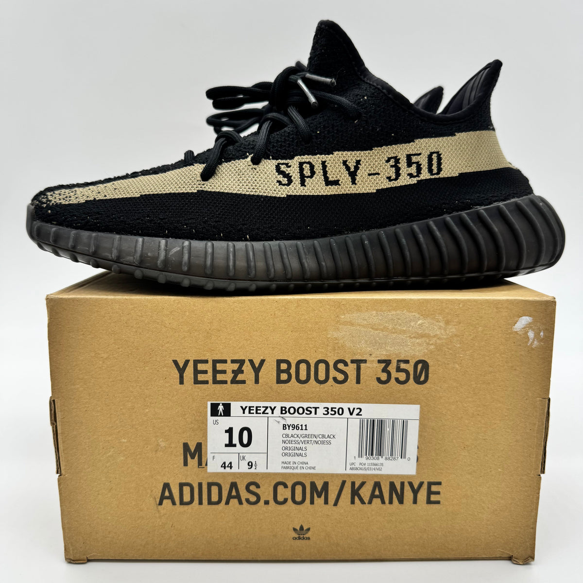 Adidas Yeezy Boost 350 Core Black Green