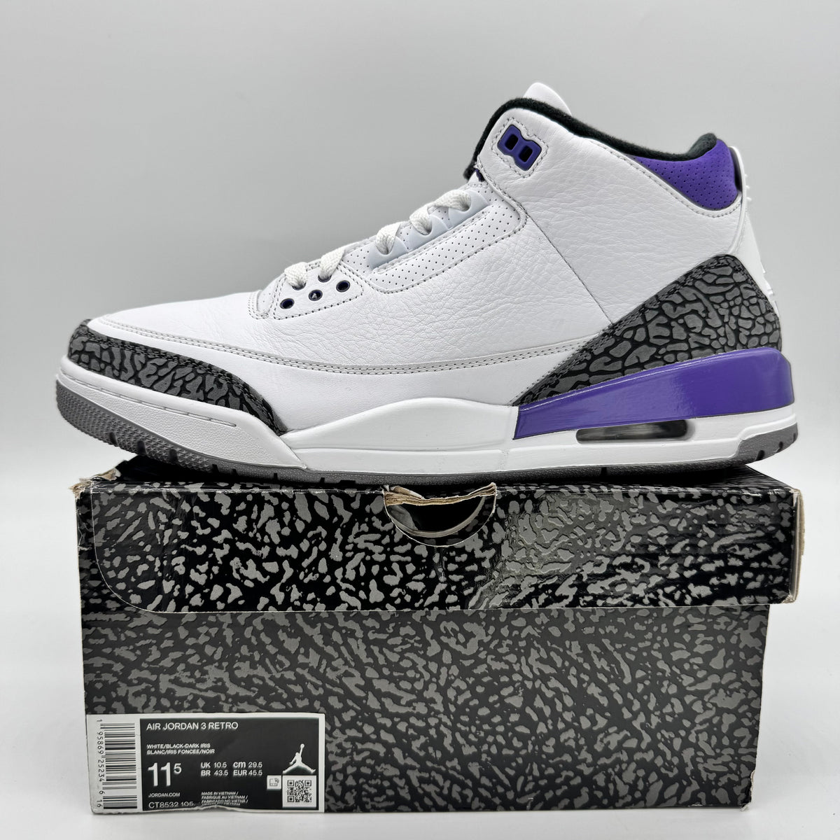 Jordan 3 Dark Iris