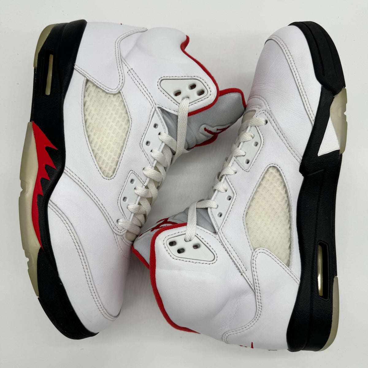 Jordan 5 Fire Red Silver Tongue (2020)