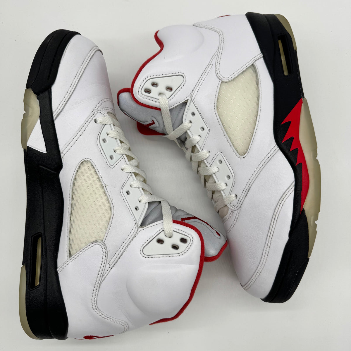 Jordan 5 Fire Red Silver Tongue (2020)