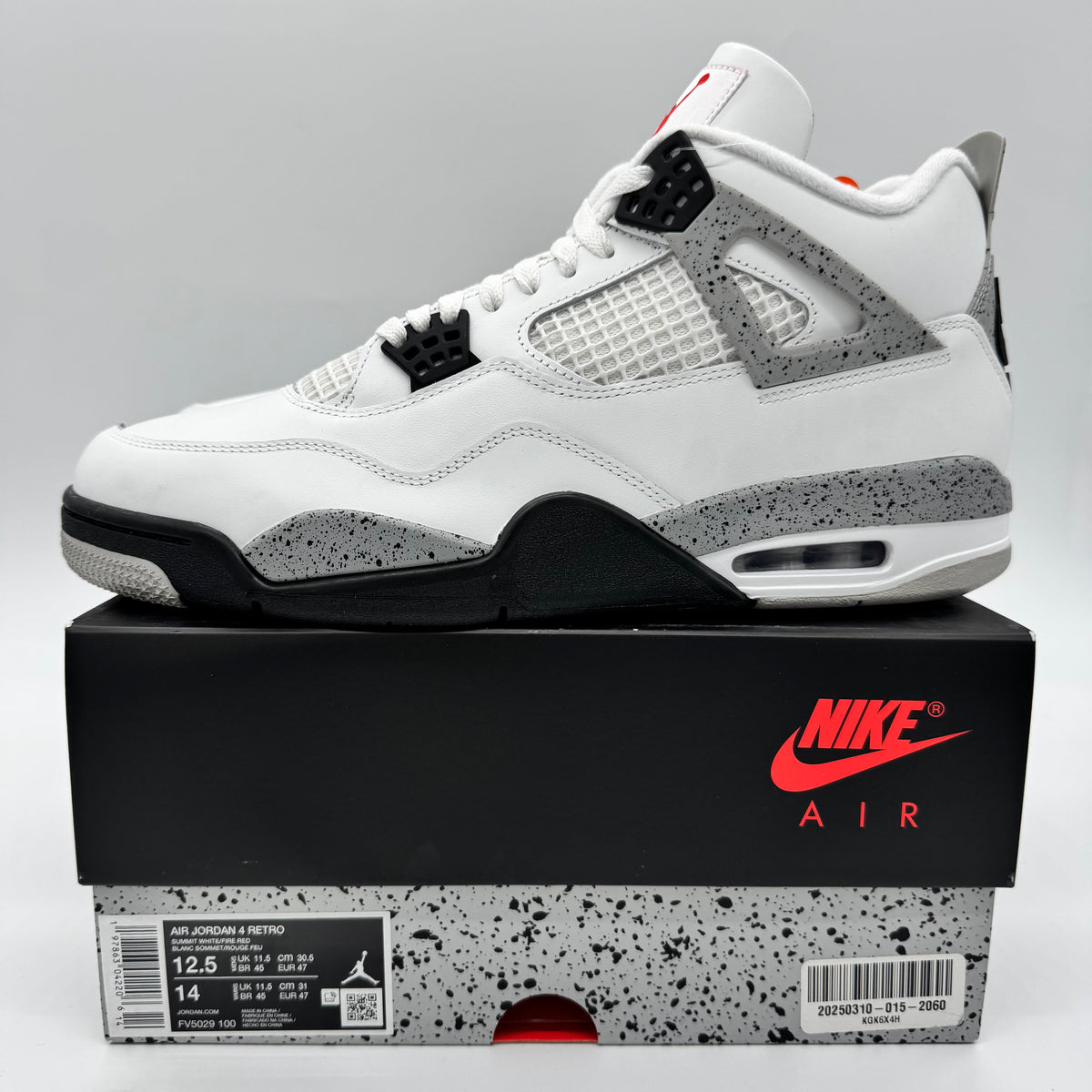Jordan 4 White Cement (2025)