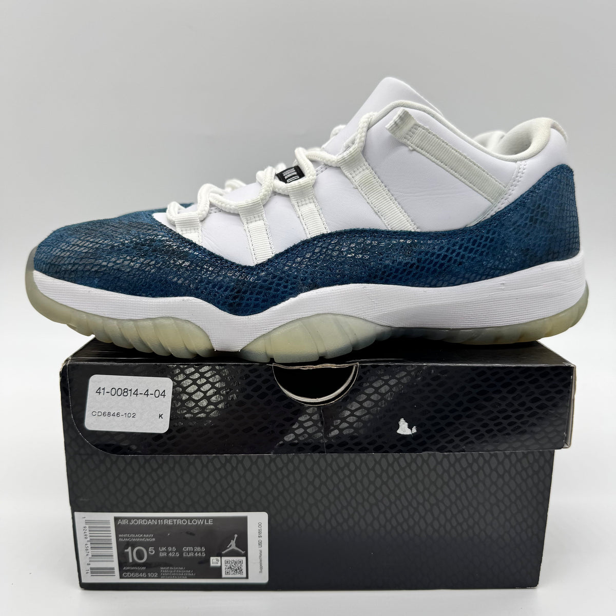 Jordan 11 Low Snake Navy (2019)