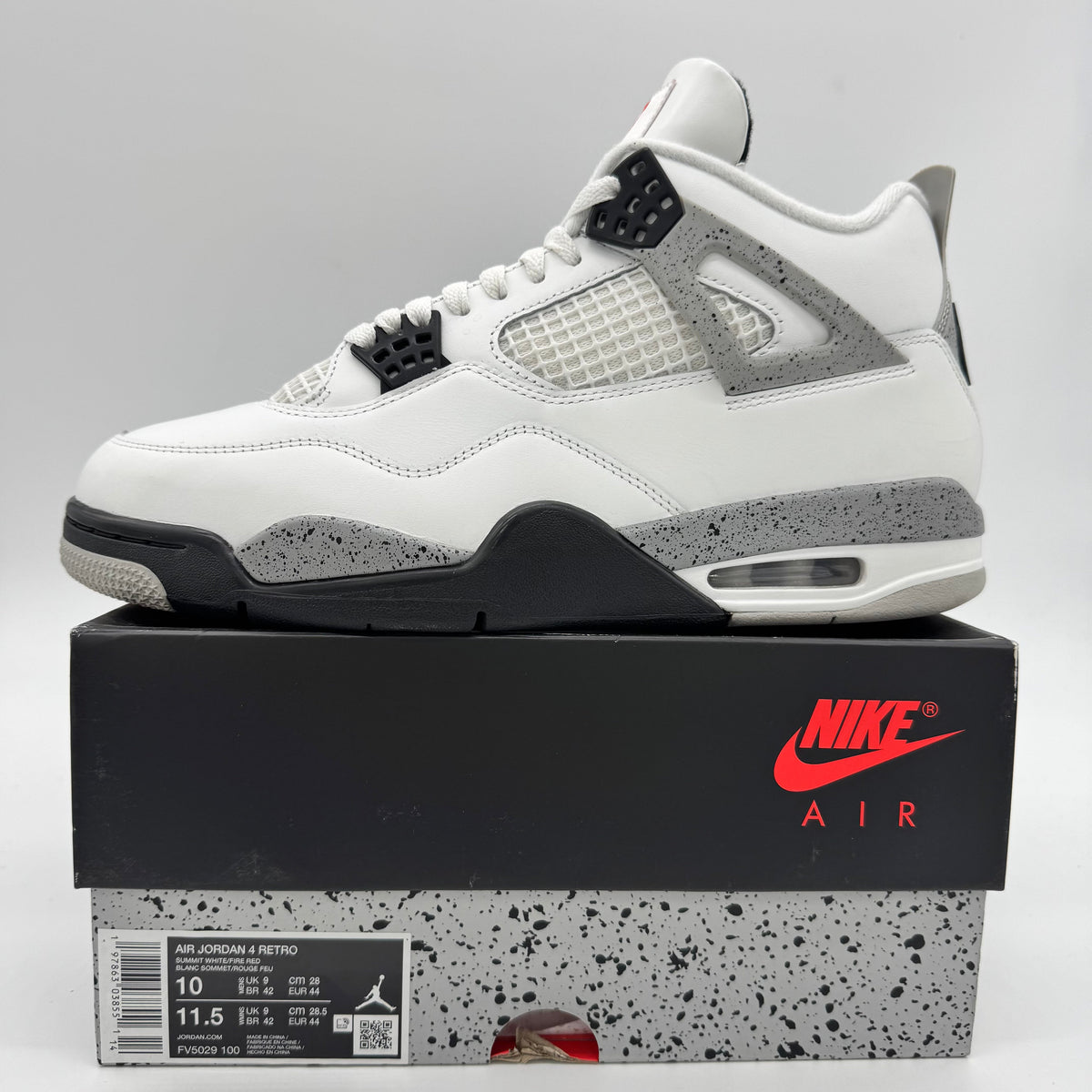 Jordan 4 White Cement (2025)