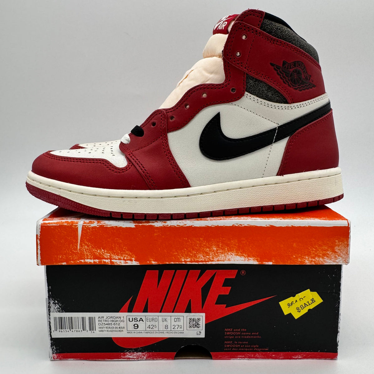 Jordan 1 Chicago Lost and Found